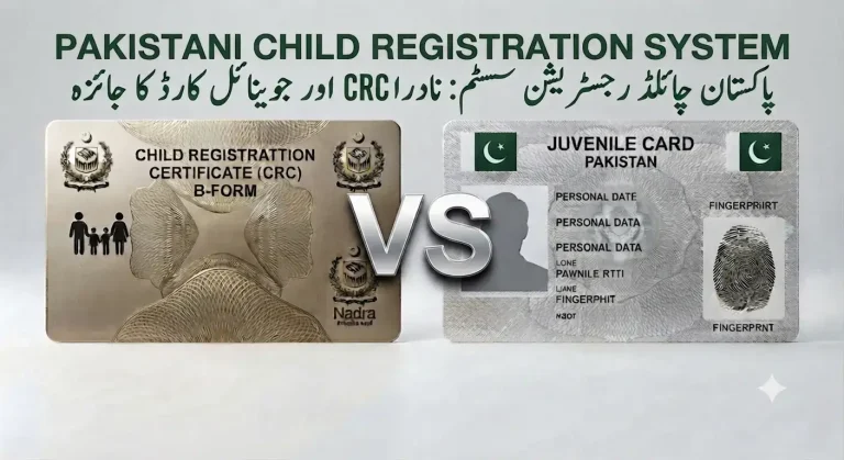 Child Registration Certificate (CRC) / B-Form / Juvenile Card