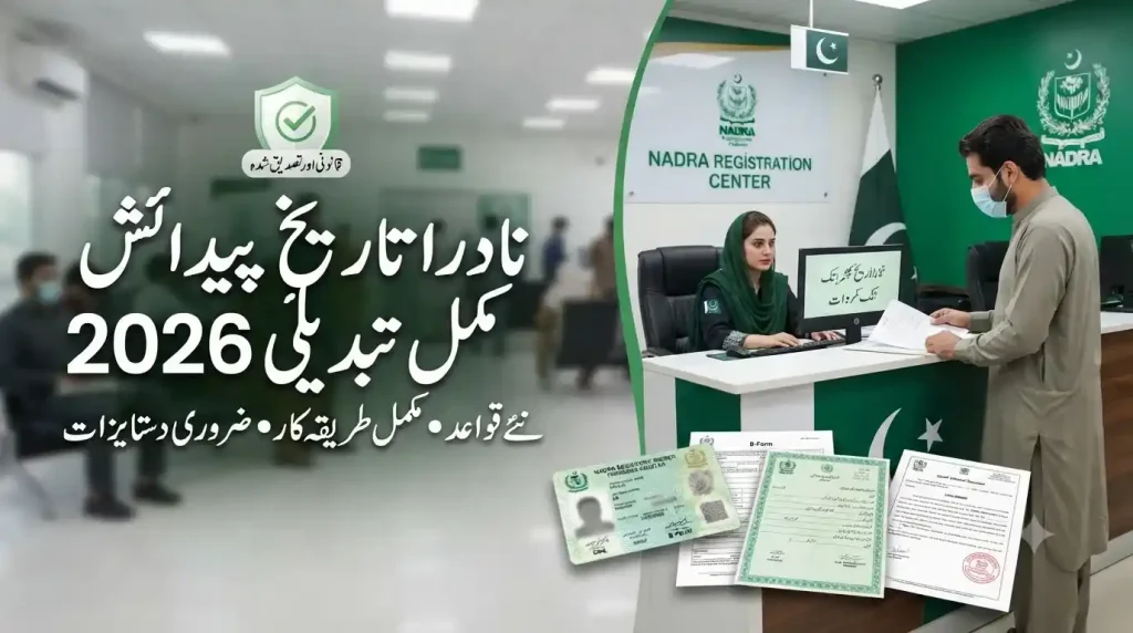 NADRA Date of Birth Change Policy 2026