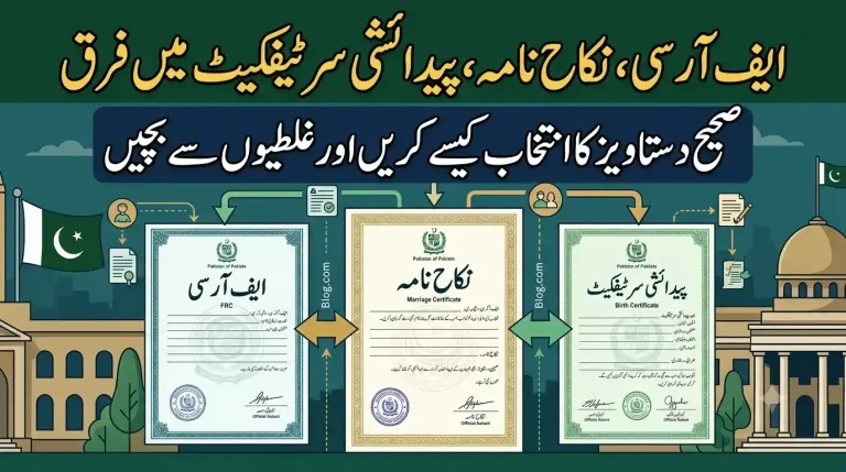 What is difference between marriage certificate, FRC and birth Certificate