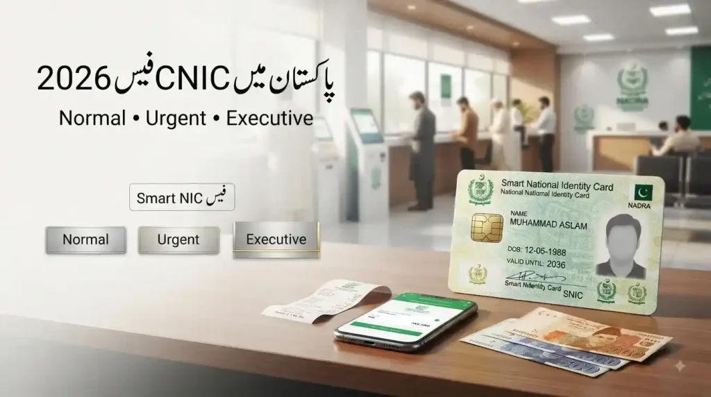 What Is the CNIC Fee in Pakistan in 2026