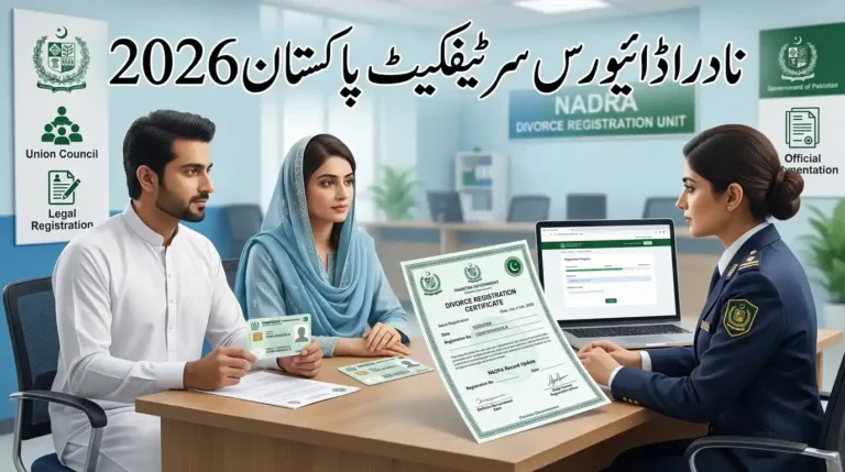 NADRA Divorce Certificate in Pakistan 2026