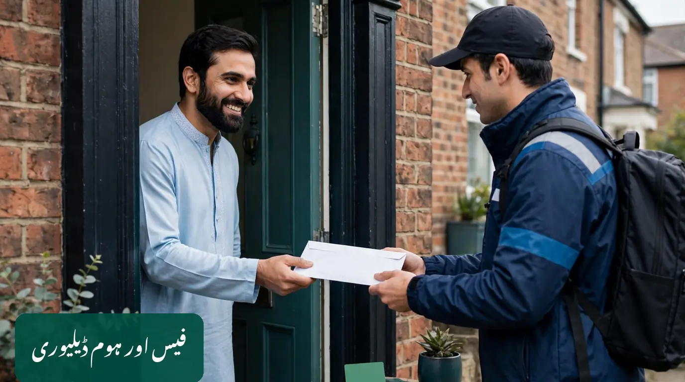 NICOP fee in the UK and delivery to a UK address