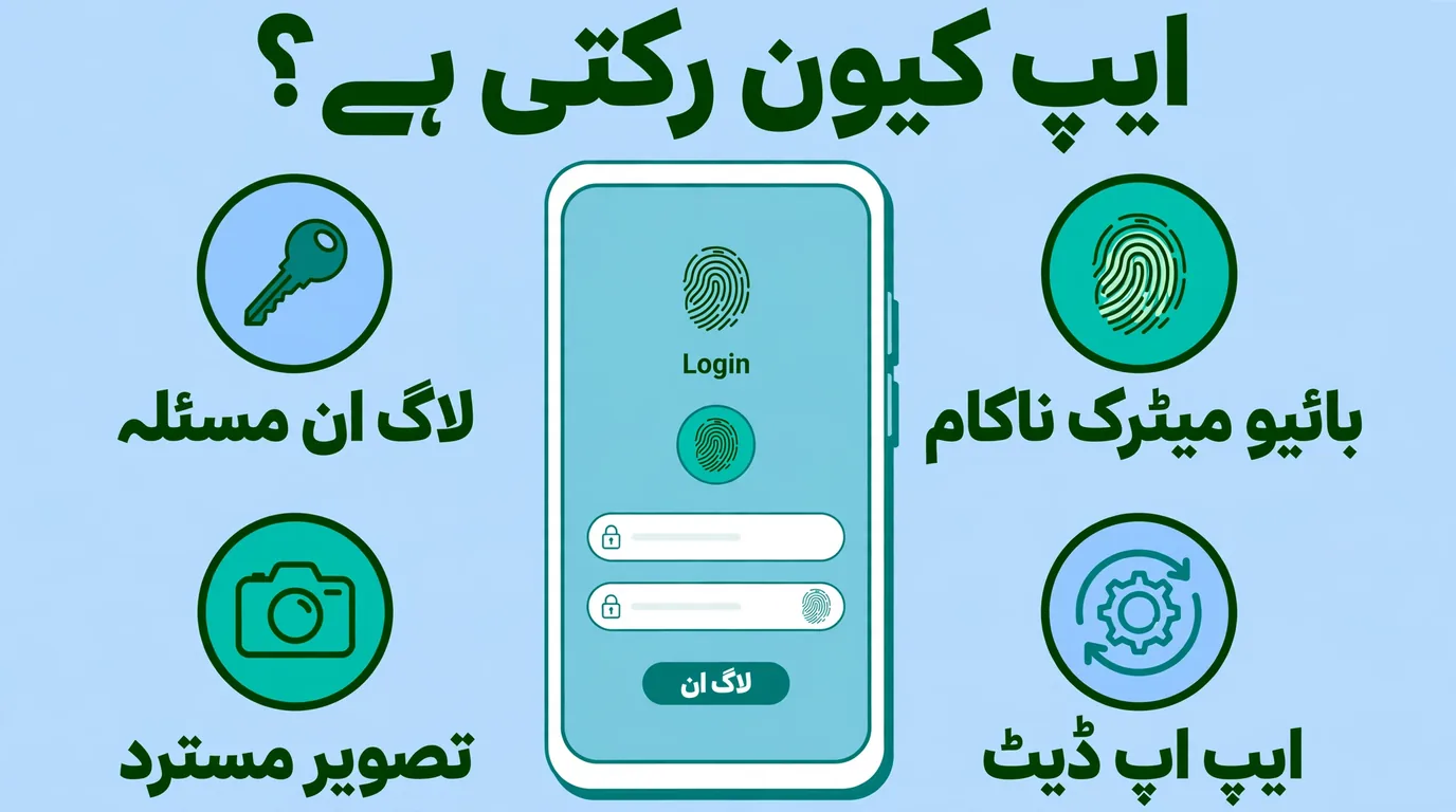 Pak ID app problems: login, biometric, photo and update issues