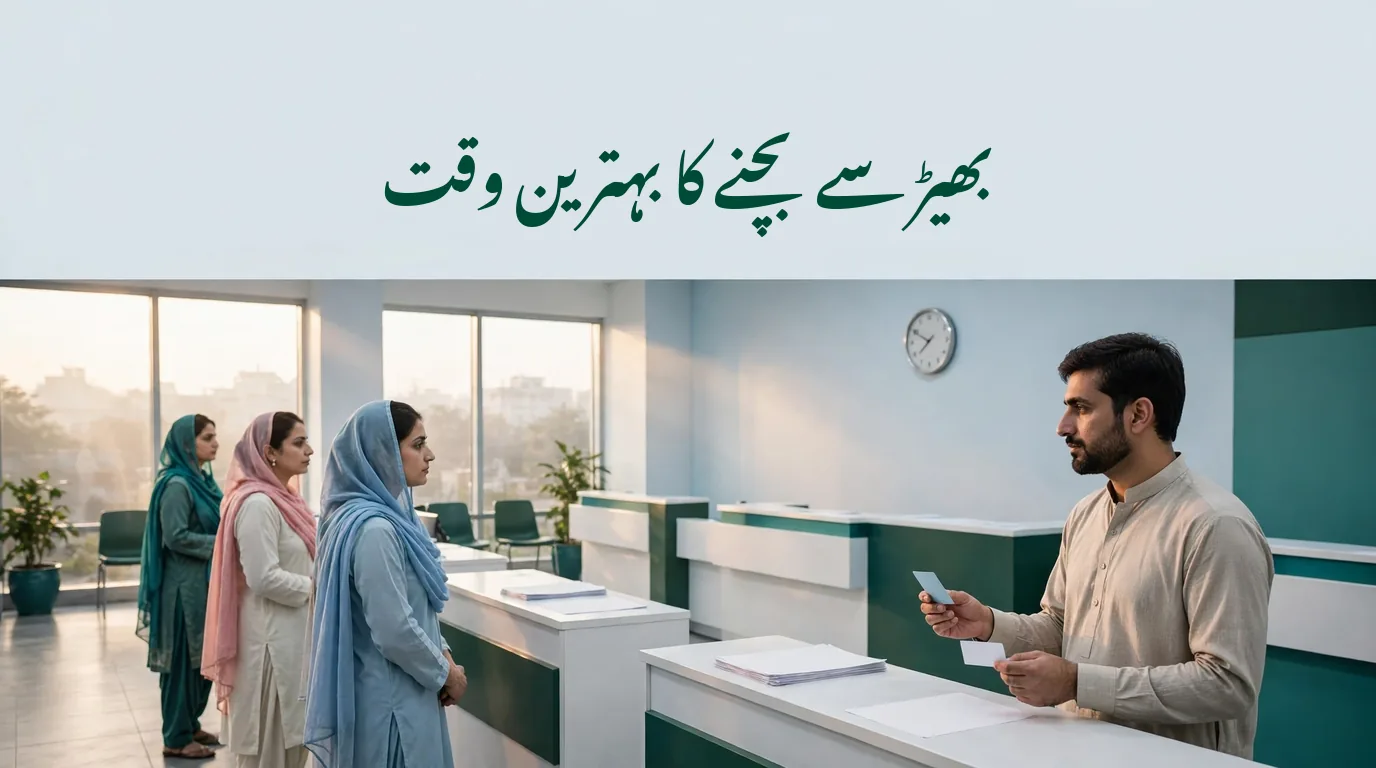 Best time to visit a NADRA office to avoid queues
